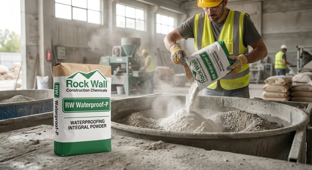 آب‌بند بتن پودری RW Waterproof